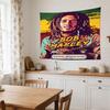Bob Marley Reggae One Love Reggae Decorative Wall-Hanging Tapestry, Home Ornament for Living Room,Dorm and Fan Parties,Multi-style,celebrities,cartoon