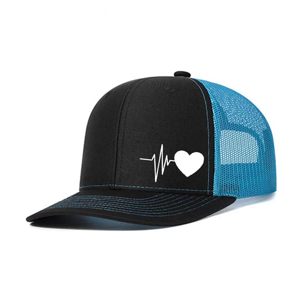 Custom Letter Mesh Baseball Cap With Breathable Cotton For Outdoor Sports And Socials