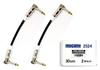 Sound MOMO Guitar Patch Cable P1LL [MOGAMI 2524] Black 30cm