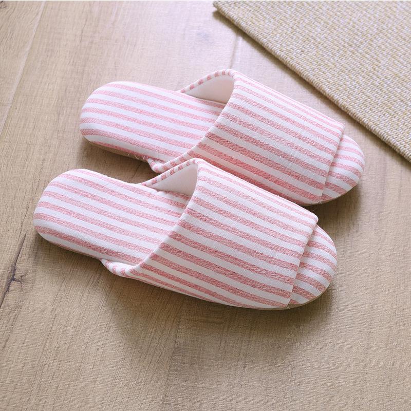 

2022 домашние открытые хлопковые тапочки женские комнатные нескользящие дышащие четырехсезонные с мягкой подошвой бытовые весенне-осенние парные тапочки 270mm (37-38) code розовый