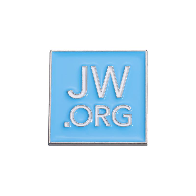 JW.ORG Enamel Pins Custom Jesus Brooches Lapel Badges Cartoon Colorful Simple Jewelry Gift for Kids Friends