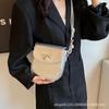 Korean Version Bow Saddle Bag Small Bag Women's 2025 New Niche Design Messenger Bag Ins Commuter Shoulder Bag