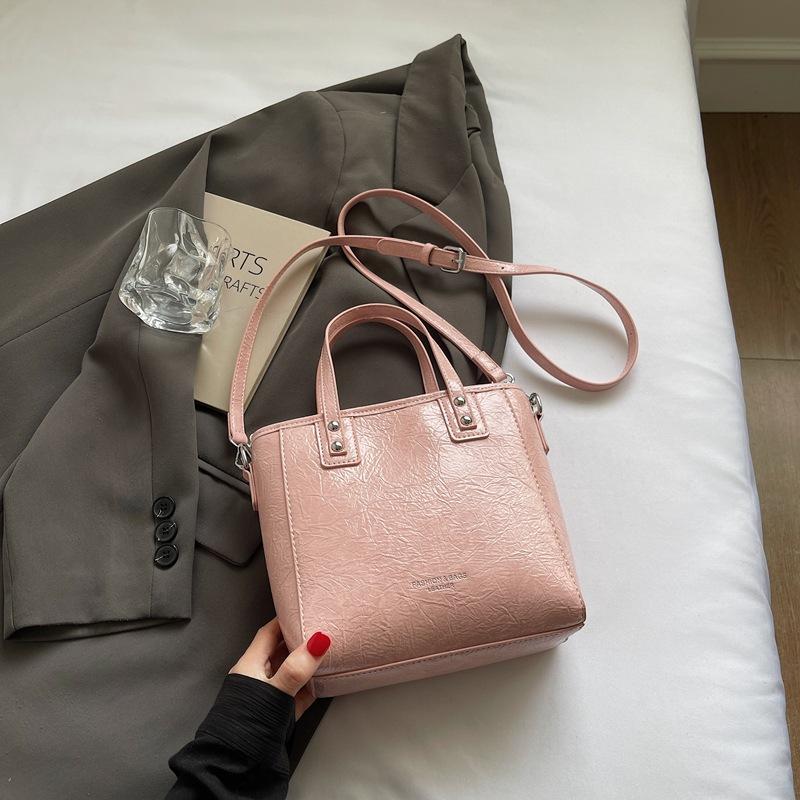 This Year's Popular Small Bag Women's  New Fashion Messenger Bag Portable Bucket Bag