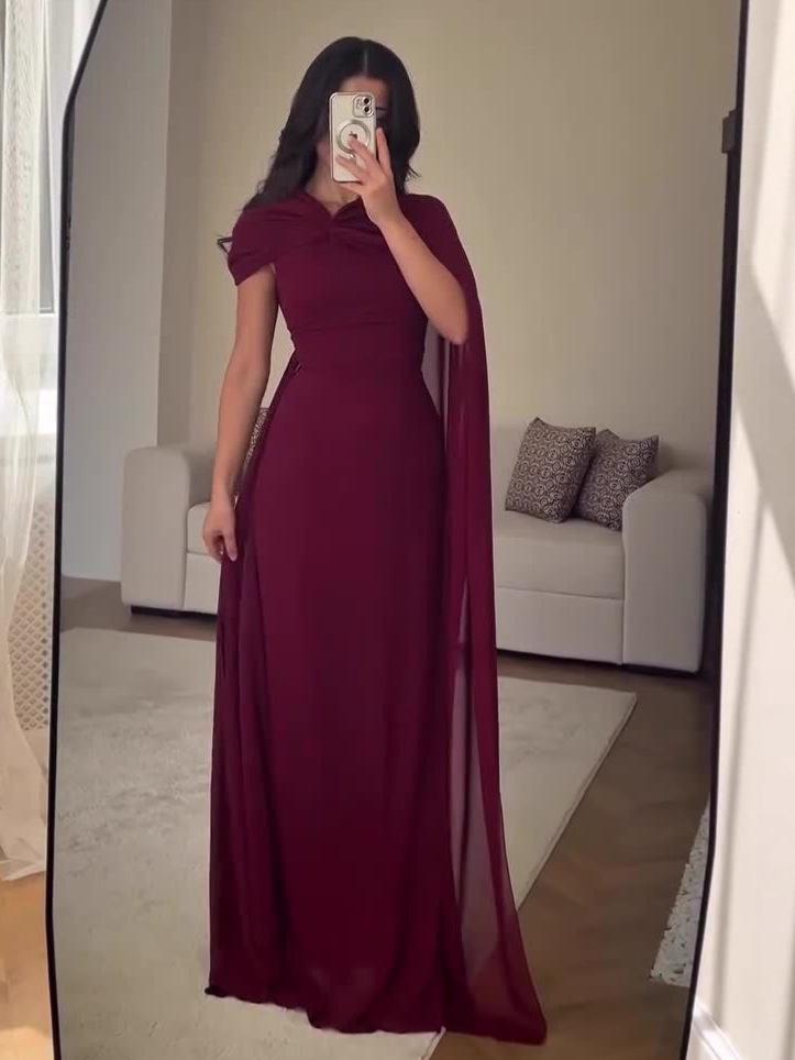 2025 Léto Elegantní Dlouhé Šaty na Jedno Rameno