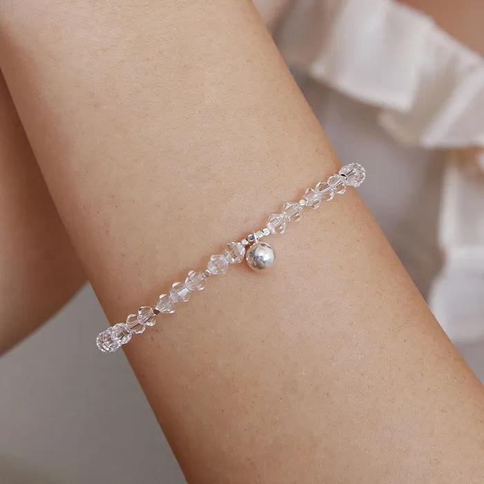 (Silver 925) Bead Ball Bracelet BR1800