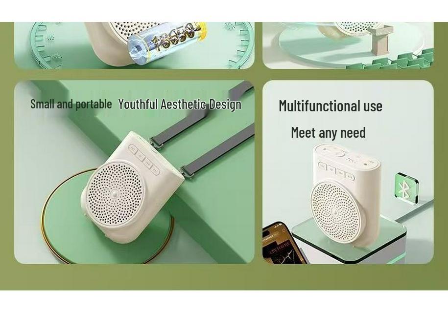 Bluetooth Little Bee Megaphone Microphone for Kids and Teachers – High Volume, Anti-Howling Classroom Device