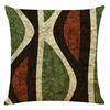 Popular Linen Pillowcase Abstract Geometric Sofa Cushion Cotton Linen Car Pillow