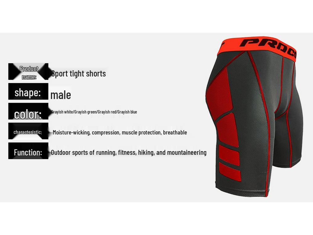 Men's Quick-Dry Sports Tights for Running, Cycling, and Training