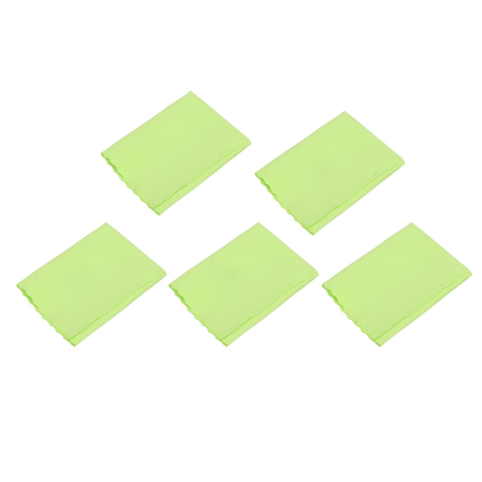 

5Pcs Musical Instrument Wiping Cloth Polishing Cleaning Universal for Guitar Piano Violin Sax