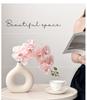 White Phalaenopsis Artificial Floral Arrangement - Realistic High-End Decorative Accent