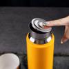 Fashion Titanium Coated Tea Tumbler with Infuser, Portable Thermos Cup 370ml with Gift Box