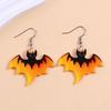 Bat Halloween Earrings Spider Pumpkin Dangle Earrings Fashion Cute Ghost Ear Studs  Gift