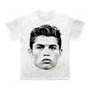 T-shirt Viso Cristiano Ronaldo C7 2026 Maglietta per Fan di Calcio 100% Cotone Abbigliamento Unisex Uomo Donna T-shirt Y2k Casuale Streetwear