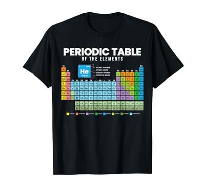 Periodensystem der Elemente - Chemie T-Shirt