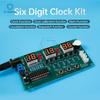 Red Display Digital Clock Module Electronic Kit C51 Electronic Clock DIY Kit DC 5-12V LED Digital Horologe Suite Timer Module