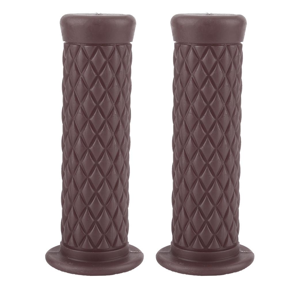2 buc. 22 mm TPU Mânere Ghidon Motocicletă Bicicletă Accesorii(maro)