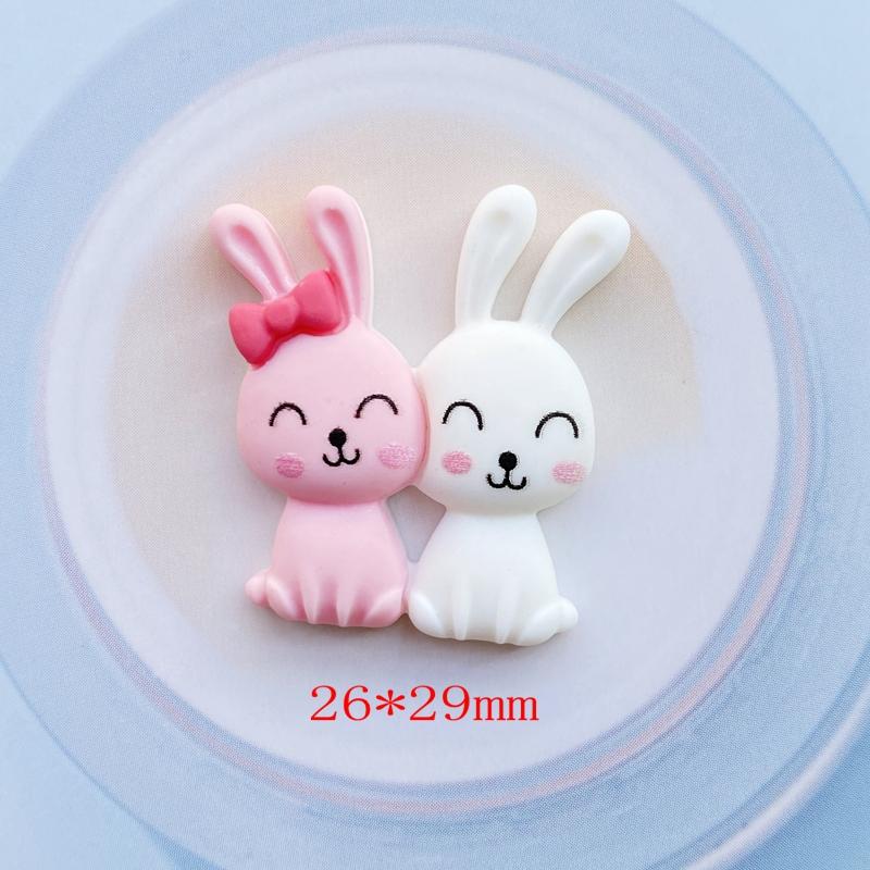 10pcs Kawaii Resin Mini Animals Flatback Cabochon DIY Decorative Craft Scrapbooking Accesssory D70