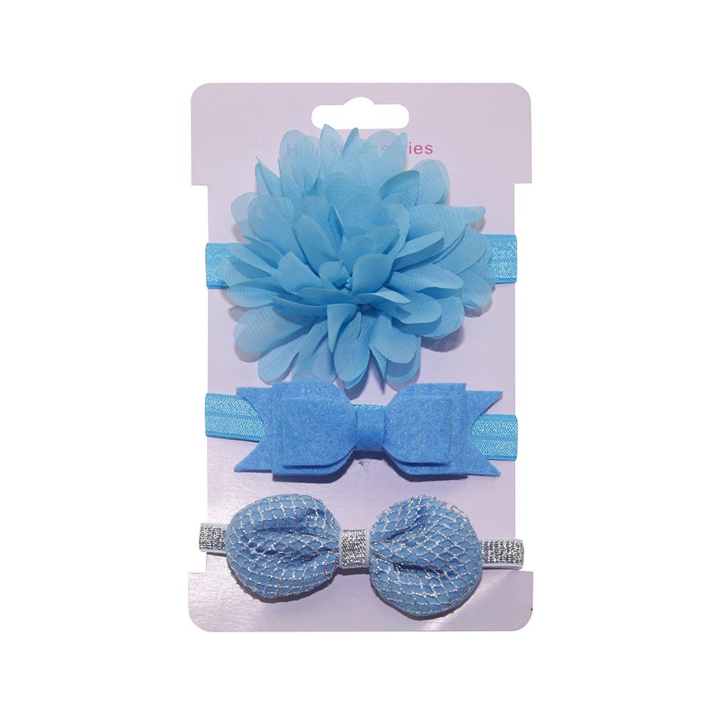 3Pcs Enfants Floral Serre-Tête Filles Bébé Stretch Noeud Accessoires Hairband Set 3Pcs Enfants Floral Serre-Tête Filles Bébé Stretch Noeud Accessoires Hairband Set