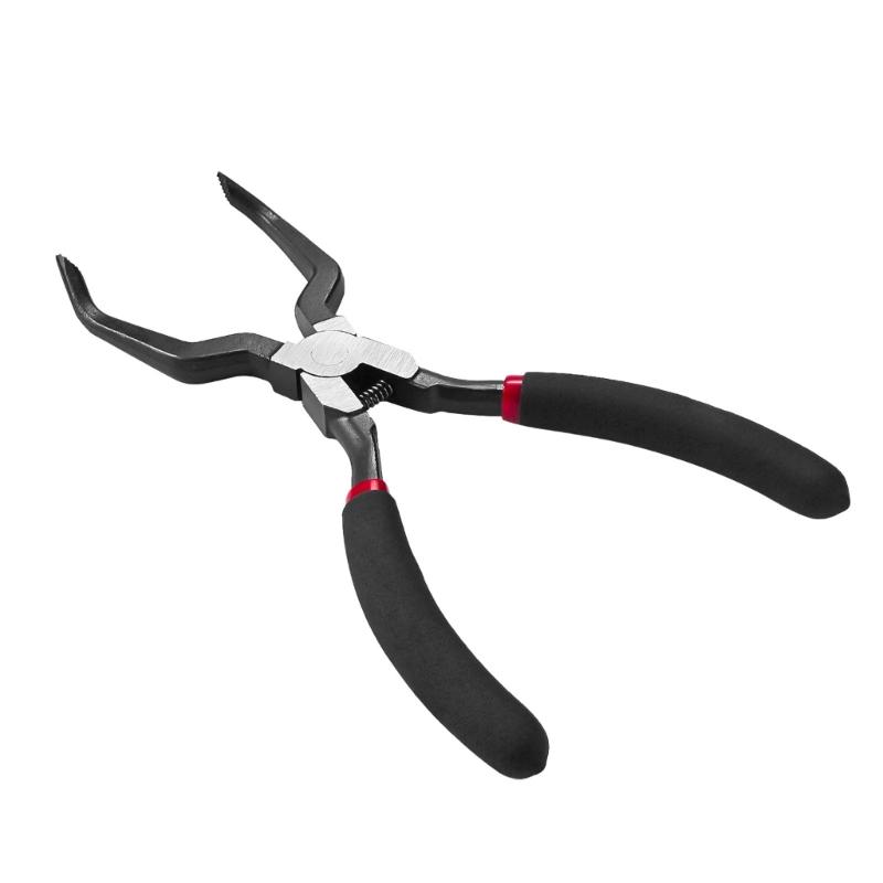 Spring Loaded One Handed Operation 8Inch Electrical Disconnect Removal Pliers Tool with Nonslip Grip for Tight Space