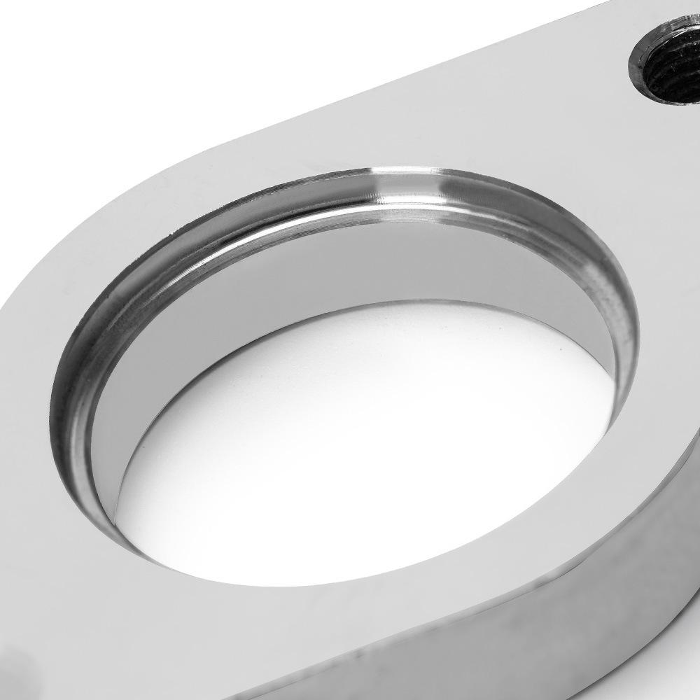Stainless Steel 38mm Dual-Hole Exhaust Flange Gasket for Turbine Base