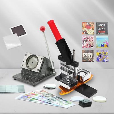 DIY Square Badge Maker 50x50mm