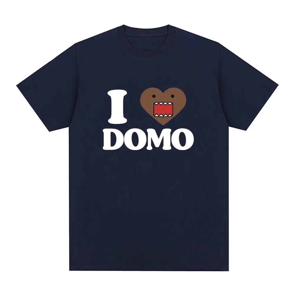 I Love Domo Kun Fun T-shirt Women's Casual Tshirt Retro Short Sleeved Oversized Tshirt Street Wear Streetwear Women T Shirts