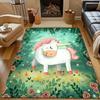 3D Cartoon Cute Unicorn Print Carpet Living Room Bedroom Bedside Modern Home Decor Kids Room Area Rug Sofa Floor Mat Luxury Gift