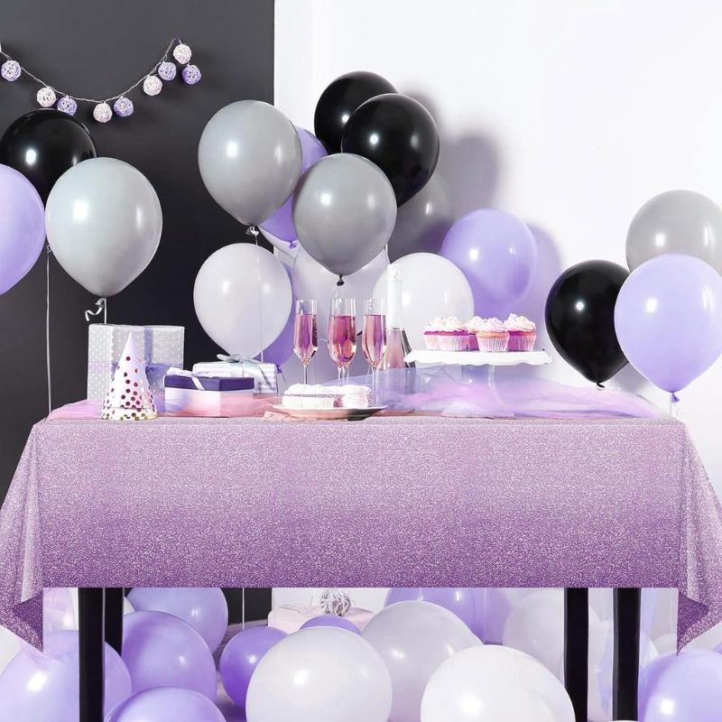 Table Cloth Large 137x274cm Disposable Tablecloth Fade Resistant For Party Decorations