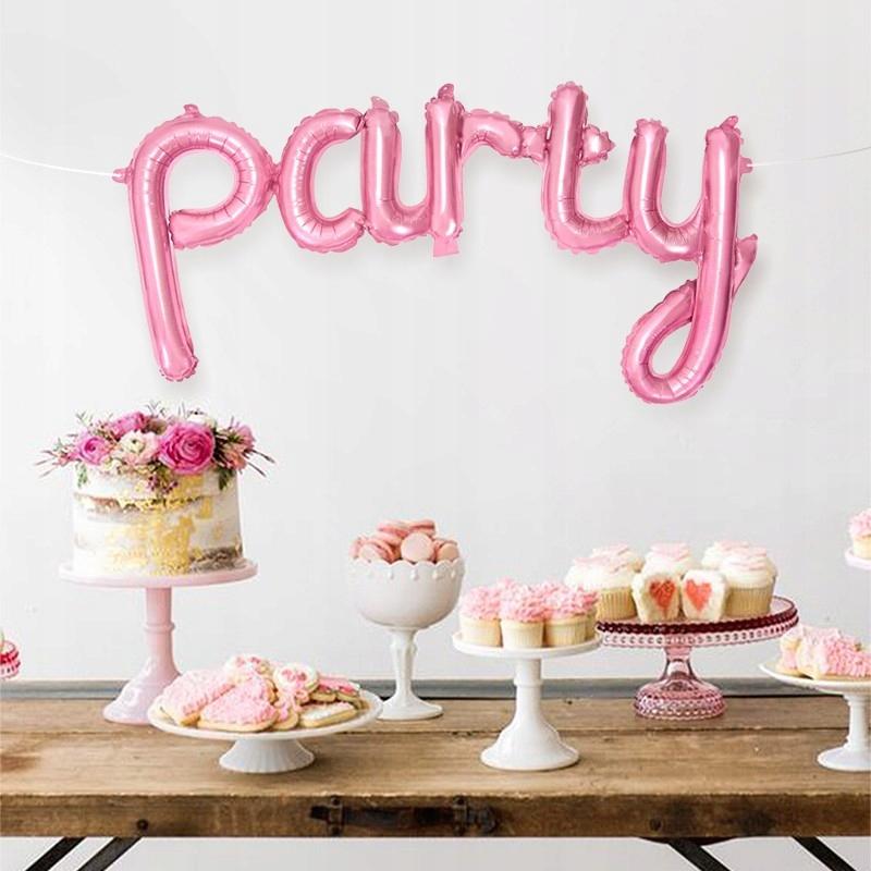 Party Foil Balloon 80X40Cm Pink 1 Piece