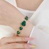 Emerald Heart Bracelet