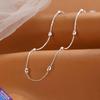 Simple And Versatile Millet Bead Necklace, Female Niche Design, High-End Exquisite Collarbone Chain, Ultra-Fine Temperament Round Bead Chain