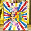 The Wiggles Theme Printed Blanket - Perfect for Couch, Bed, Travel & Outdoor Use | Machine Washable, Cozy & Durable.
