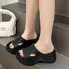 Thick-soled Slippers Women Ins Tide Height Cm Soft-soled Outdoor High-quality Casual Beach Cool Slippers