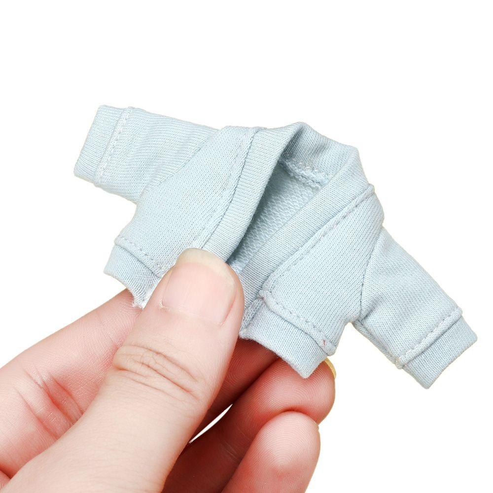 Lace Collar Sweater 1/11 1/12 Doll Mini Cardigans OB11 Doll Accessories Tops Handmade Knitted Sweater Casual Dress Clothes