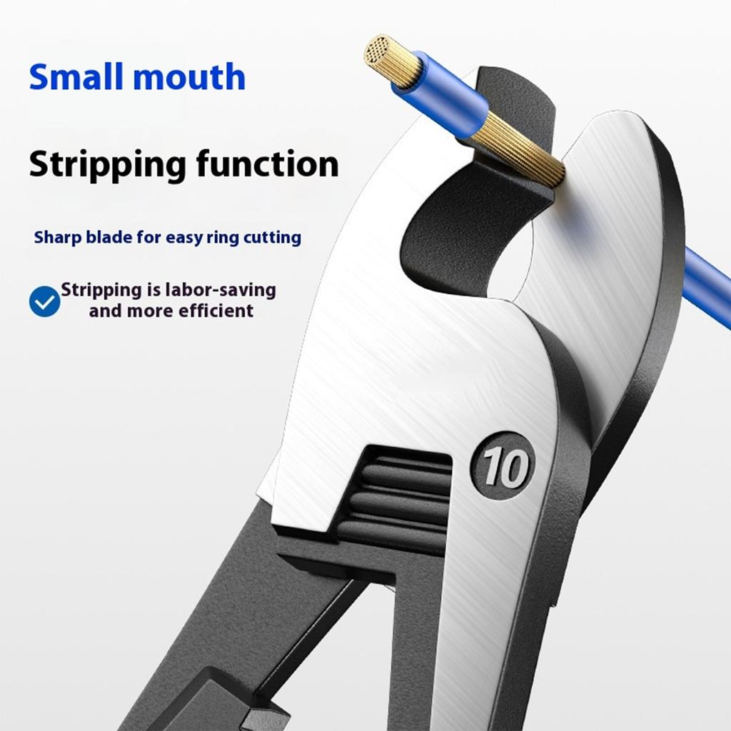 Professional Wire Cutting Pliers With Builtin Stripper High Hardness Steel Cable Cutter For Electricians Enthusiasts