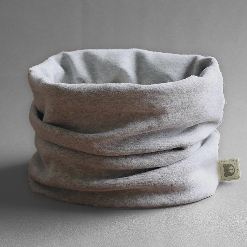 Class A Pure Cotton Baby Snood: Kids' Autumn/Winter Neck Warmer, Windproof Pullover Scarf for Boys & Girls.