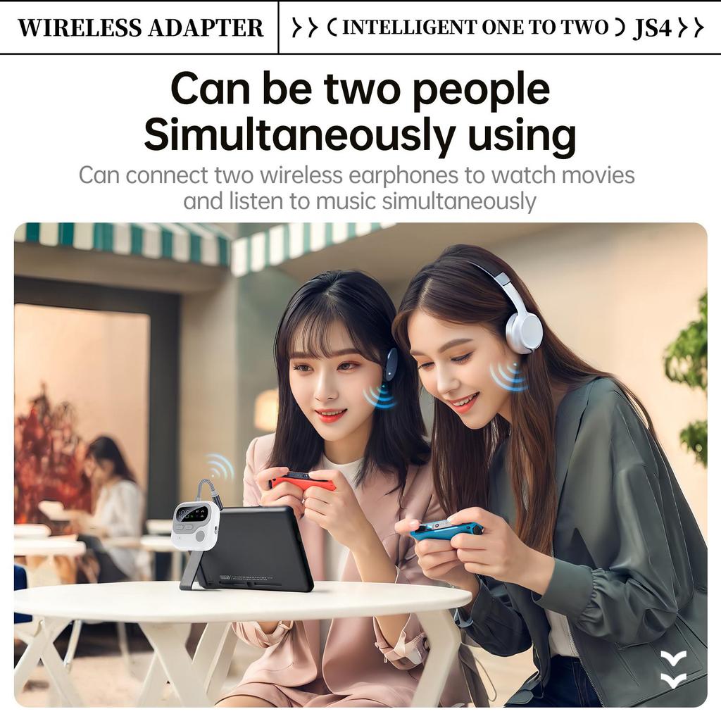 Nadajnik Odbiornik Audio Bluetooth 5.4 Adapter Bezprzewodowy 3.5MM AUX Obsługa Odtwarzania Karty TF Z Mikrofonem Do Samochodu Samolotu TV PC Głośnika Słuchawek