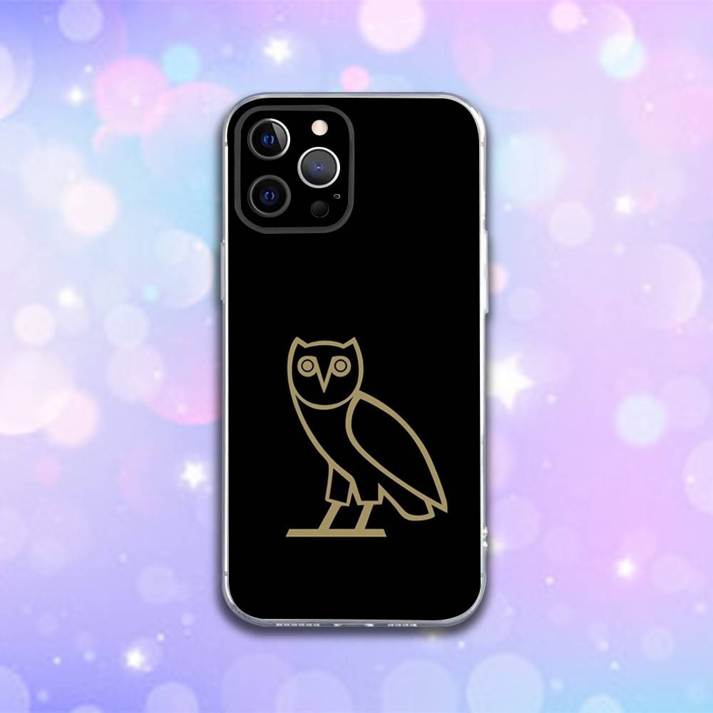 Drake O-OvO OWL Handyhülle Für iPhone 16e,16,15,14,13,12,11 Plus,Pro,Max,XR,XS,X,Plus,SE,Mini Transparent Weiche Hülle