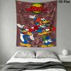 woody woodpecker Wall Tapestry Aesthetic Wall Hanging Printed Fabric Blanket Decorative Tapestries for Bedroom Living Room Home Decor