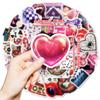 10/30/50pcs Y2K Red Lip Series Stickers Love Kawaii Aesthetic Graffiti Decals DIY Scrapbook Fridge Suitcase Cool Cartoon Sticker