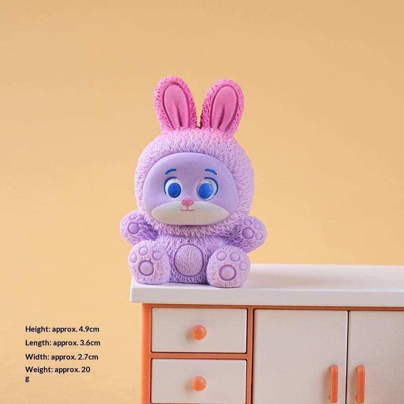 

Последний Мао грипп сумасшедшее животное кролик полицейский смола слепая коробка слепой пакет украшение мультяшный милый настольный автомобильный подарок идея