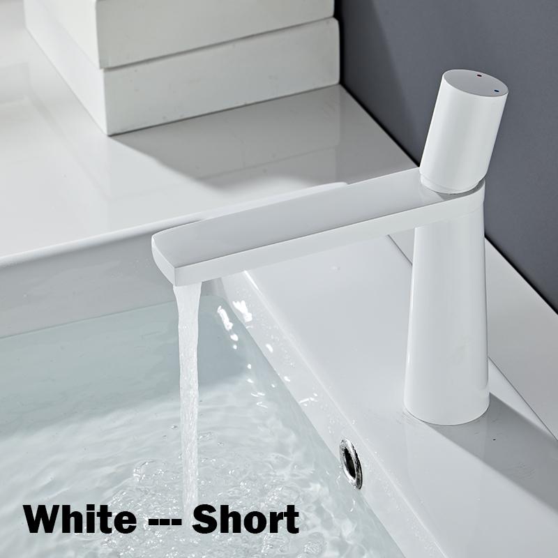 BAKALA Bathroom Faucet Brush gold Basin Faucet Mixer Hot &Cold Bathroom Basin Faucet Mixer Tap Hot and Cold Sink faucet