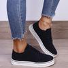 Spring/Summer 2025 New Canvas Shoes for Women Fashionable Trendy Flats Large Sizes Comfortable Women's Shoes
