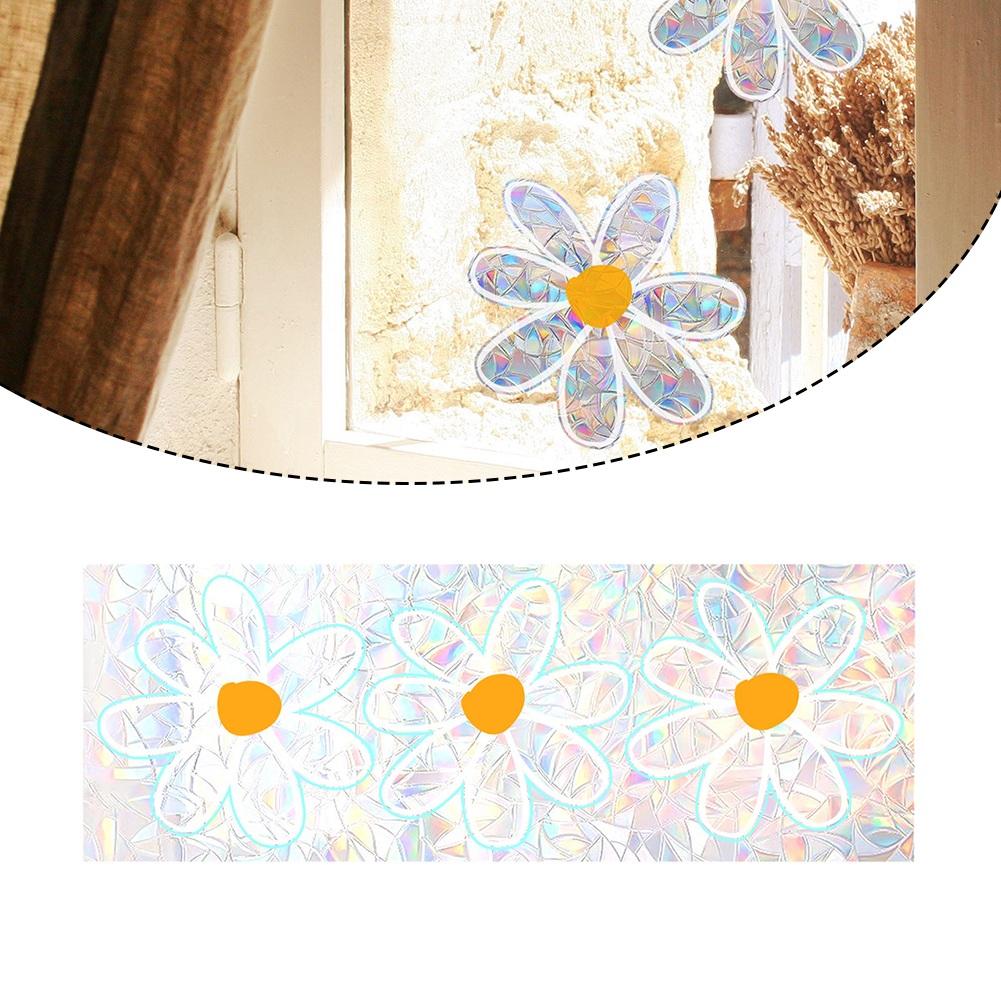 Package And Daisy Flower Stickers Sun Catcher Prevent Bird Strikes