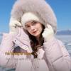 Sancai 2025 Winter Loose Long White Duck Down Puffer Jacket