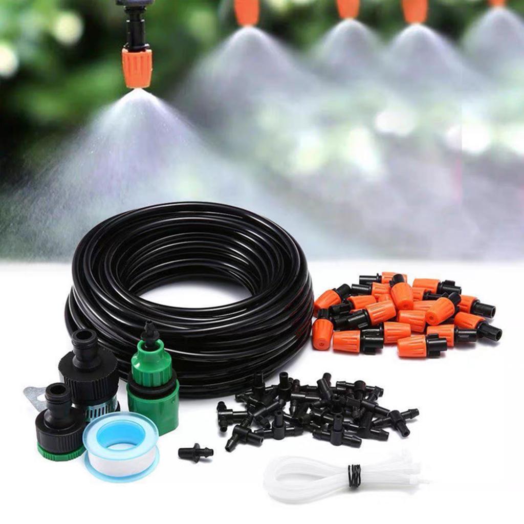 Sistema di Irrigazione a Goccia per Giardino Automatico Micro Nebulizzazione Kit di Irrigazione Sistema di Atomizzazione 30m 1181.1in