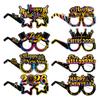 2026  Year Paper Glasses 6/12Pcs Festive  Year'S Eve Party Glasses Fun Po Props Party Eve Decoration Universal Size