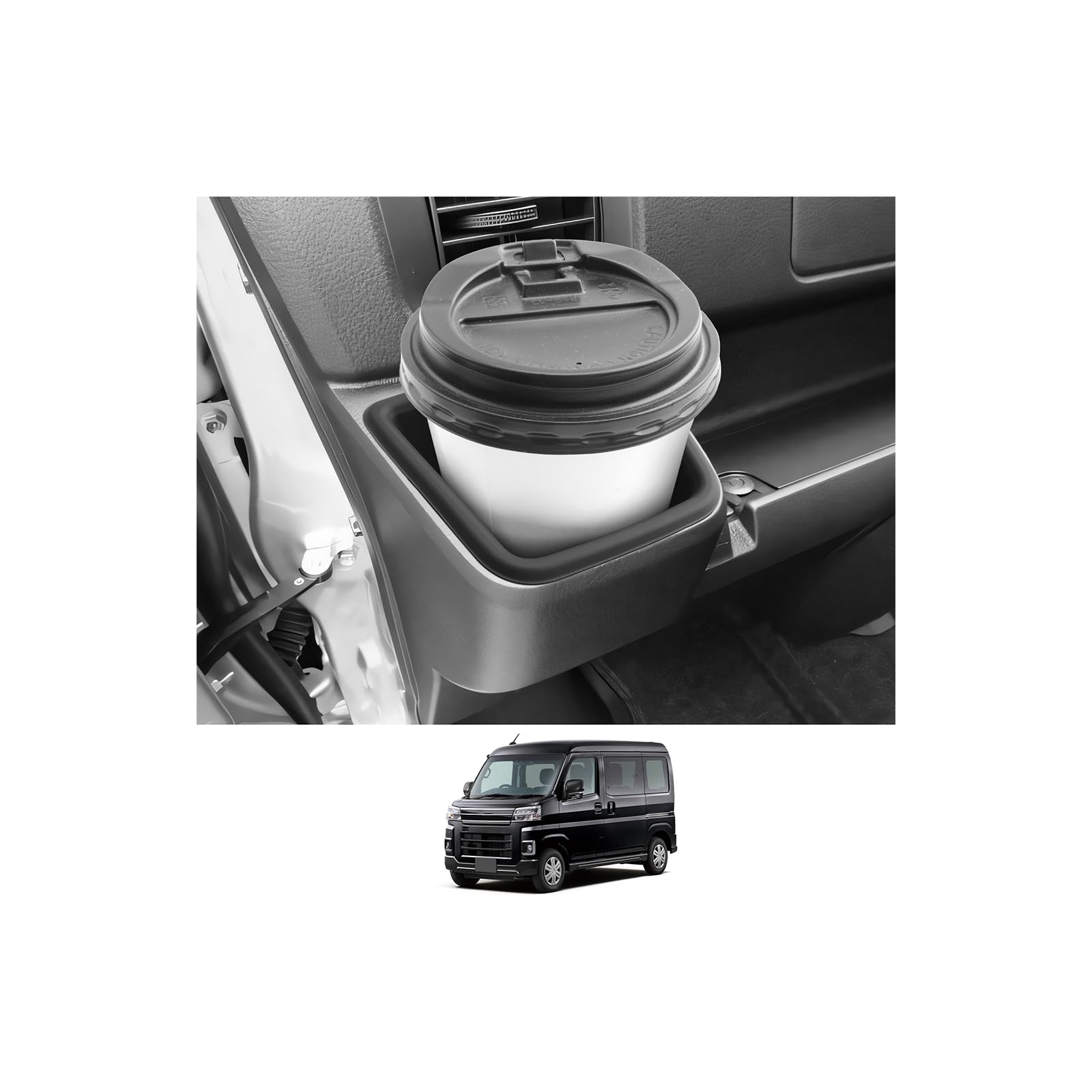 

2025 Daihatsu Atrai Silicone Drink Holder Mat New Model Hijet Silicone Cup Atrai Water Bottle Drink Atrai Interior Easy Washable [CDEFG] Mat,