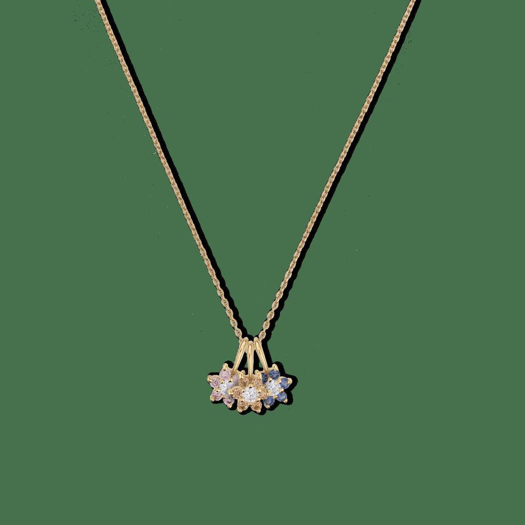 Erhältlich: Geburtsstein Zirkon Halskette mit Augenanhänger für Damen - Hohe Farbbeständigkeit, DIY Kupferdesign, Wählen Sie Ihren Geburtsmonat Stein.