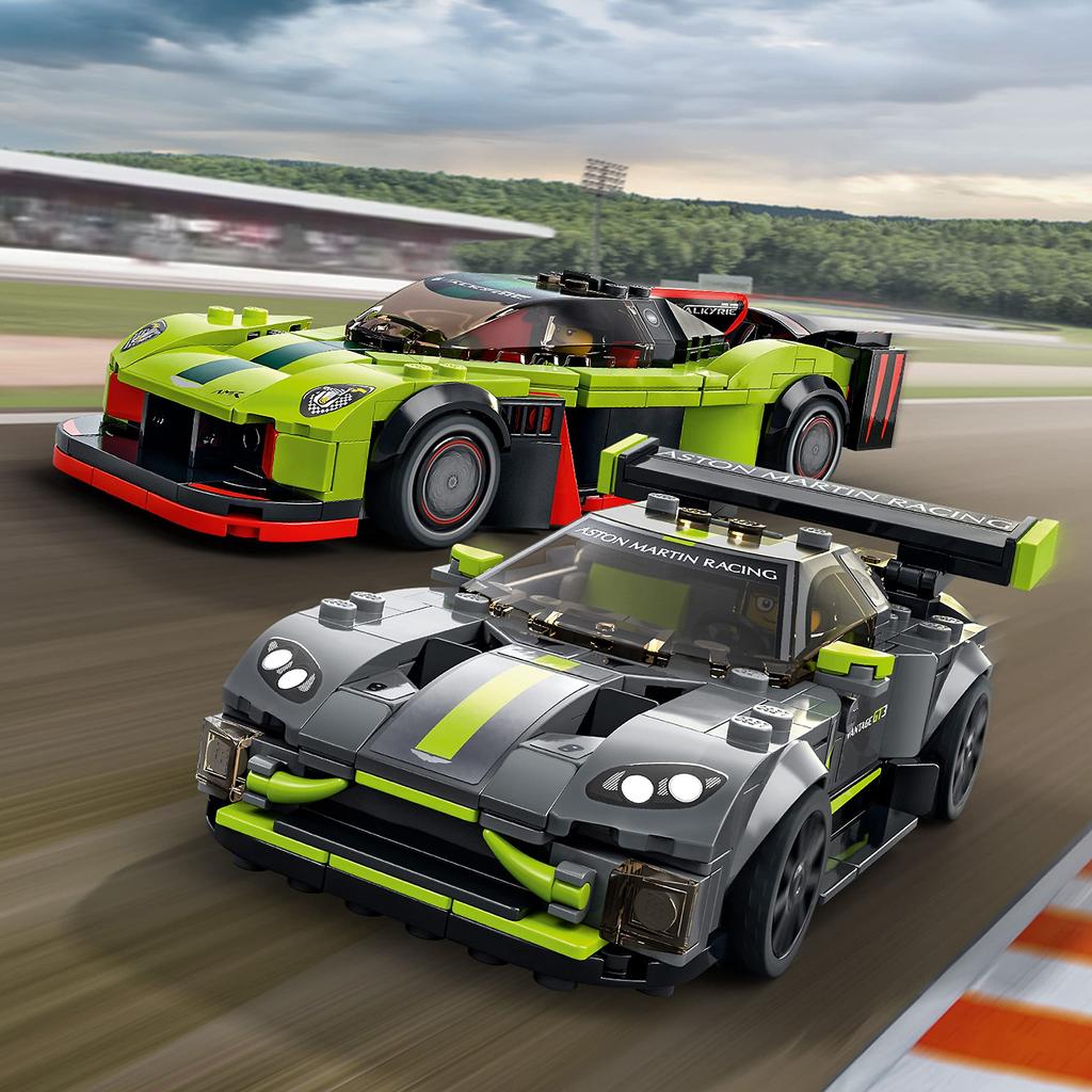 LEGO Speed Champion Aston Martin Valkyrie AMR Pro Aston Martin Vantage GT3 76910 Dárková stavebnice Auto Auto Chlapci 9 let a více &